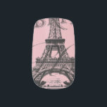 france travel chic pink vintage paris eiffel tower minx nail art<br><div class="desc">france travel chic pink vintage paris eiffel tower fashion accessories. Classy retro parisian fashion gifts.</div>