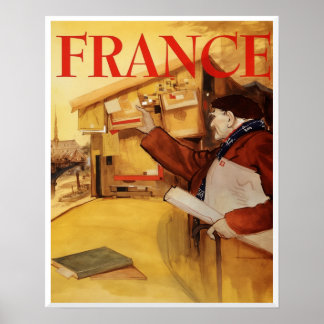 France travel poster