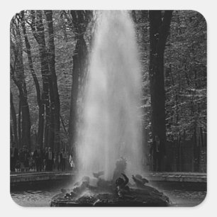 France Versailles palace Ceres fountain 1970 Square Sticker