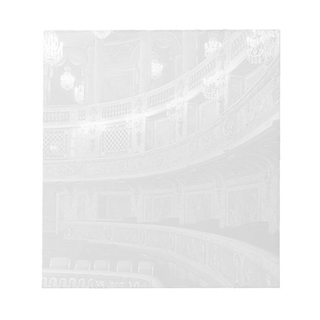 France Versailles palace opera house 1970 Notepad (Front)