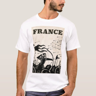 France vintage travel poster. classic mediaeval ca T-Shirt