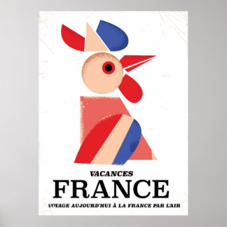 France - Voyage aujourd'hui à la France par l'air Poster