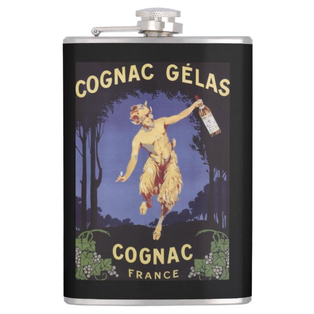 FranceCognac Gelas Promotional PosterFrance Hip Flask (Front)
