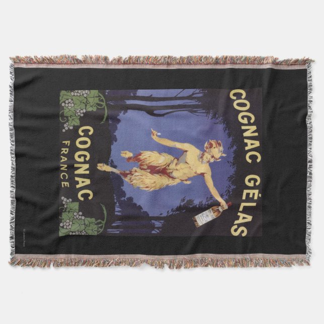 FranceCognac Gelas Promotional PosterFrance Throw Blanket (Front)
