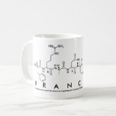 Francene peptide name mug (Front Left)