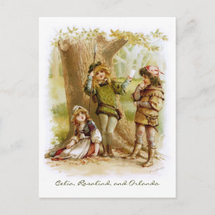 Frances Brundage: Celia, Rosalind, and Orlando Postcard