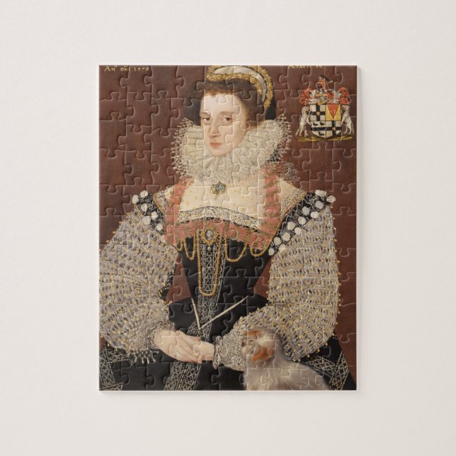 Frances Clinton, Lady Chandos (1552-1623) 1579 (oi Jigsaw Puzzle (Vertical)