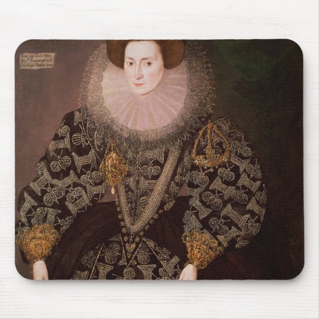 Frances Clinton, Lady Chandos , 1589 Mouse Mat (Front)