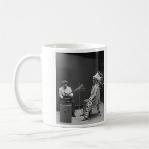 Frances Densmore Audio Recording Blackfoot Chief Coffee Mug