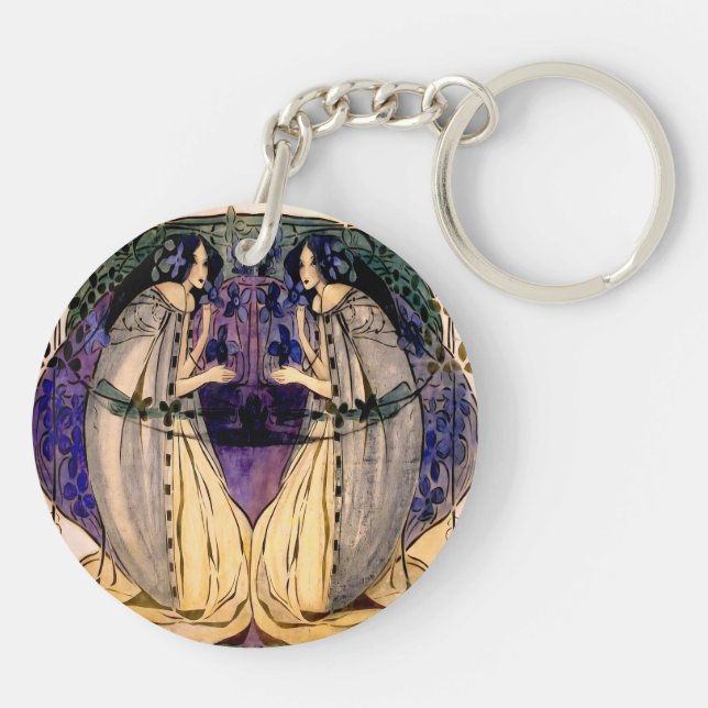 Frances MacDonald -  Spring Key Ring (Back)