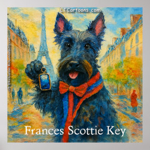 Frances Scottie Key: The Anthem of Adorable Poster