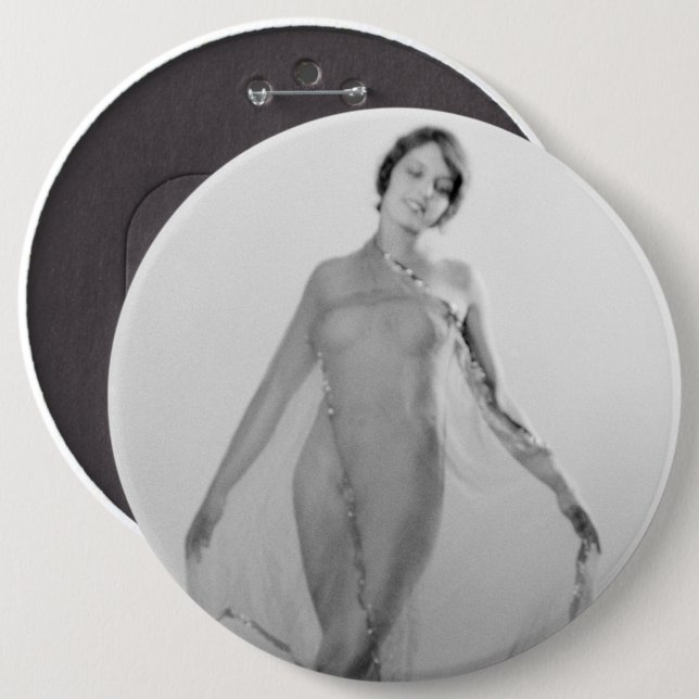 Francesca a Bella Ragazza, Beautiful italian Girl 6 Cm Round Badge (Front & Back)