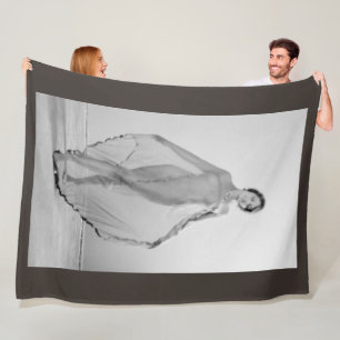 Francesca a Bella Ragazza, Beautiful italian Girl Fleece Blanket