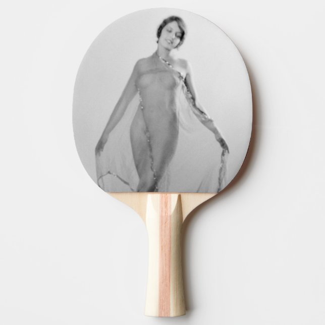 Francesca a Bella Ragazza, Beautiful italian Girl Ping Pong Paddle (Front)