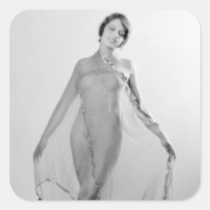 Francesca a Bella Ragazza, Beautiful italian Girl Square Sticker