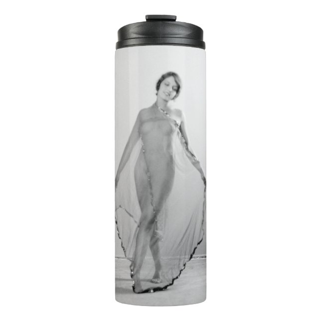 Francesca a Bella Ragazza, Beautiful italian Girl Thermal Tumbler (Front)