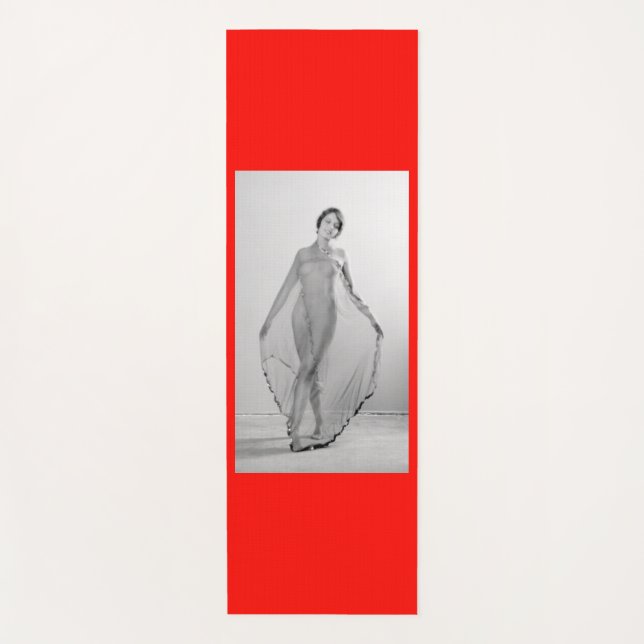 Francesca a Bella Ragazza, Beautiful italian Girl Yoga Mat (Front)