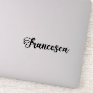 Francesca Name - Handwritten Calligraphy