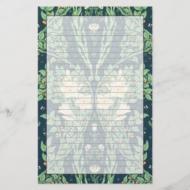 Francesca wallpaper design stationery (Front)