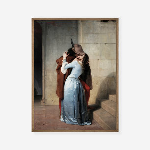Francesco Hayez Kiss Il Bacio Art Exhibition Poster