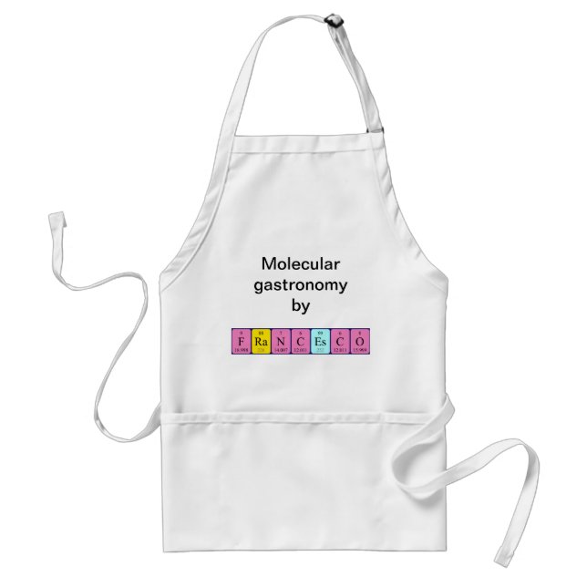 Francesco periodic table name apron (Front)