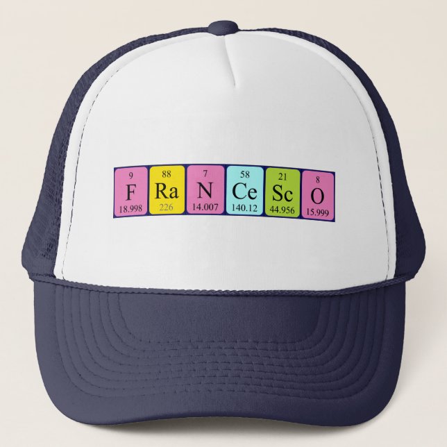 Francesco periodic table name hat (Front)