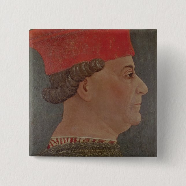 Francesco Sforza  Duke of Milan 15 Cm Square Badge (Front)