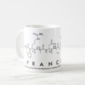 Francette peptide name mug (Front Left)