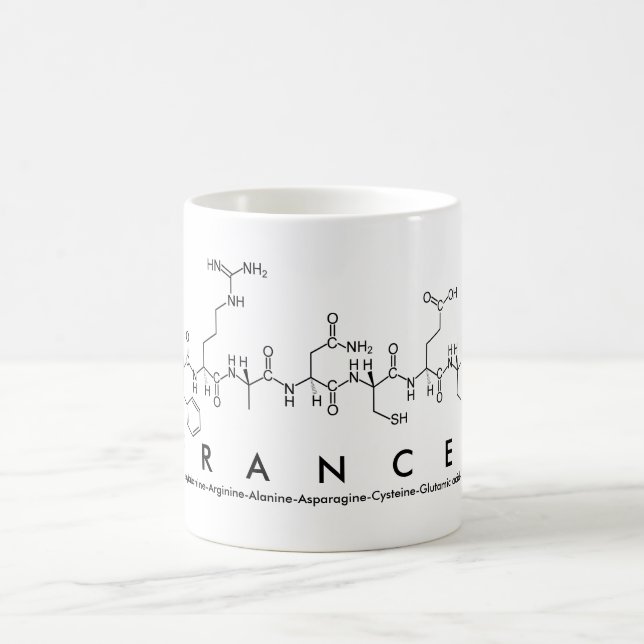 Francey peptide name mug (Center)