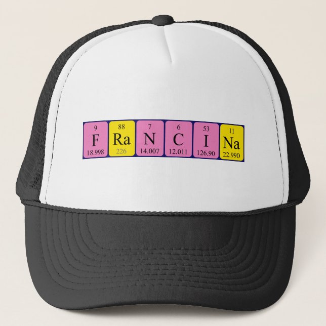 Francina periodic table name hat (Front)