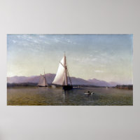 Francis Augustus Silva The Hudson at Tappan Zee