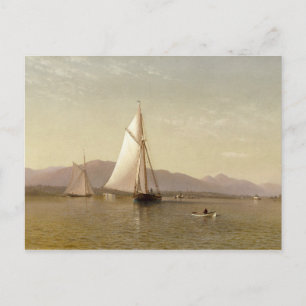 Francis Augustus Silva - The Hudson at the Tappan Postcard