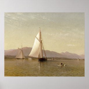 Francis Augustus Silva - The Hudson at the Tappan Poster