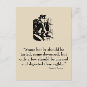 Francis Bacon Quote Postcard