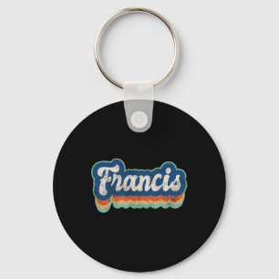 Francis First Name Boy Vintage Style 70s 80s Perso Key Ring