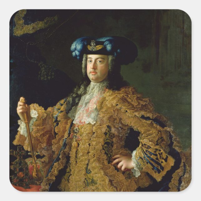 Francis I  Holy Roman Emperor and husband Square Sticker (Front)
