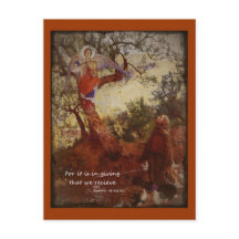 Francis of Assisi Kneeling