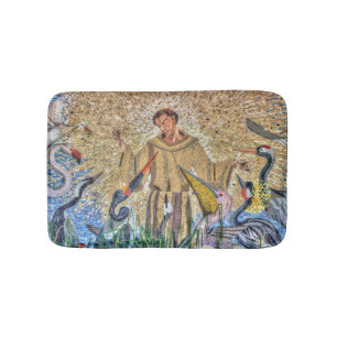 Francis Of Assisi Mosaic Bath Mat