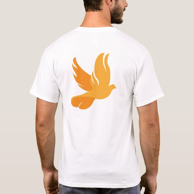 Francis on the Hill Men's Tshirt White (Back)