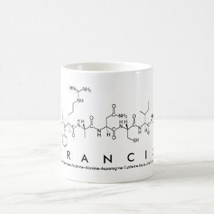 Francis peptide name mug