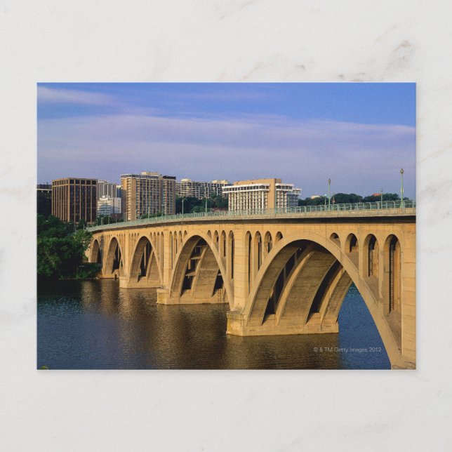 Francis Scott Key Bridge in daylight Postcard (Front)