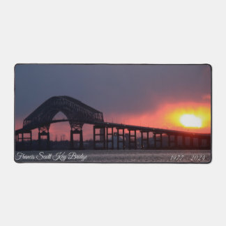 Francis Scott Key Bridge Sunset Desk Mat