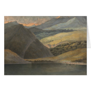 Francis Towne - View on Lake Maggiore at Evening