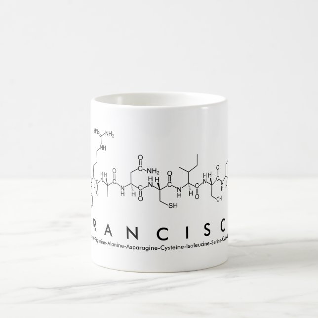 Francisca peptide name mug (Center)