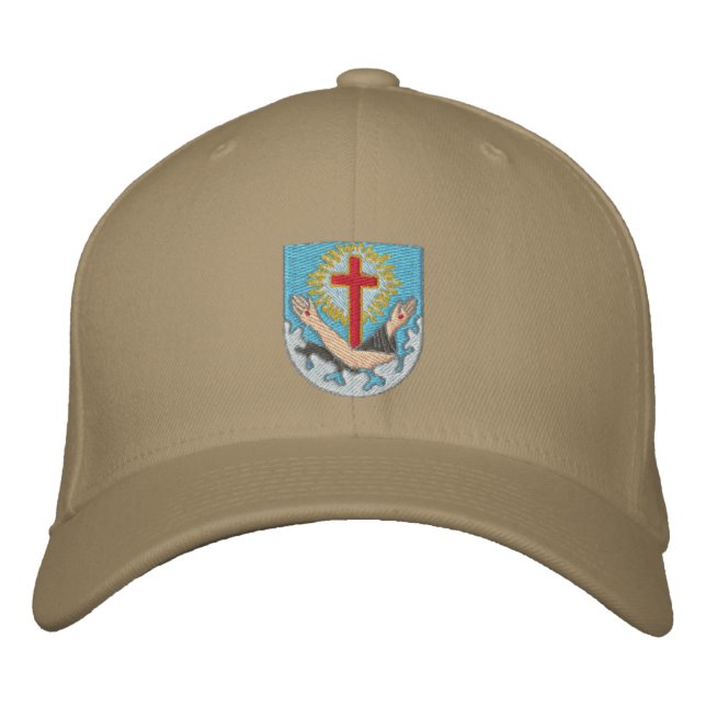 Franciscan logo (small) embroidered hat (Front)