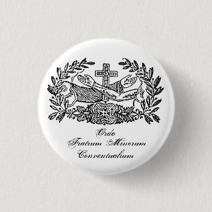 Franciscan Order 3 Cm Round Badge