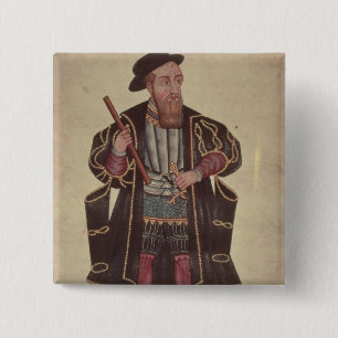 Francisco de Almeida, illustration 15 Cm Square Badge