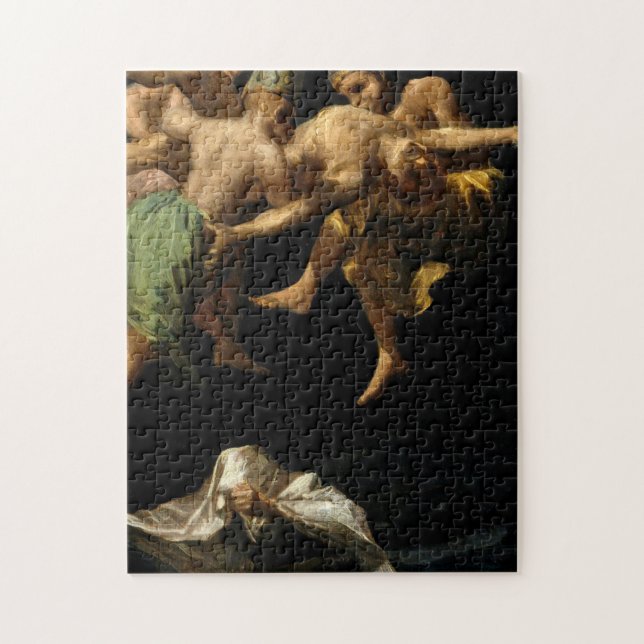 Francisco De Goya - Witches' Flight Jigsaw Puzzle (Vertical)