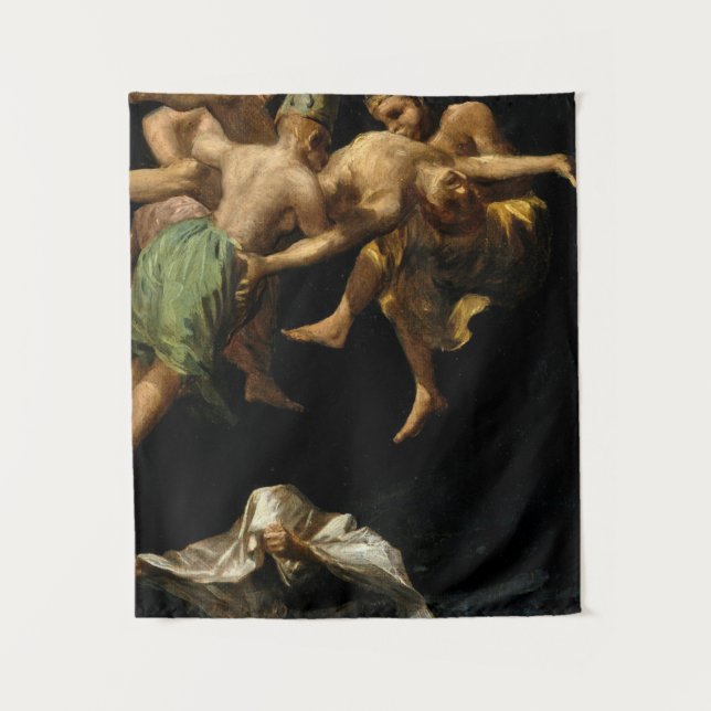 Francisco De Goya - Witches' Flight Tapestry (Front)