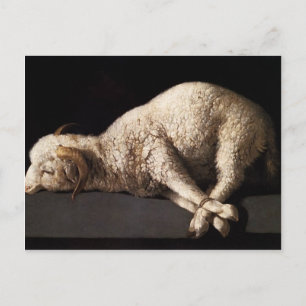 Francisco de Zurbaran- Agnus Dei Postcard